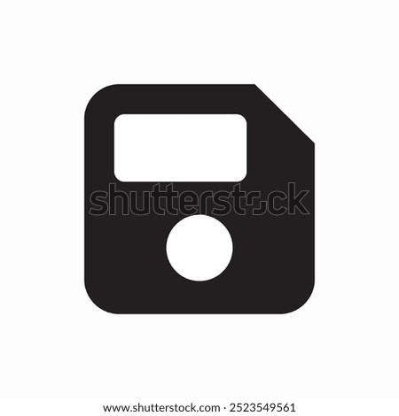 floppy disc save copy icon sign vector