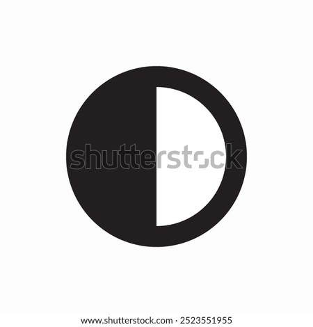 constrast brightness icon sign vector