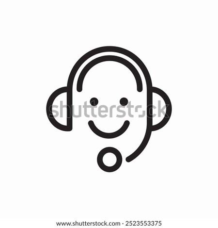 customer service call center icon sign vector