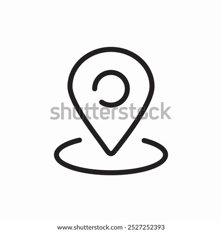 location gps map place icon sign vector