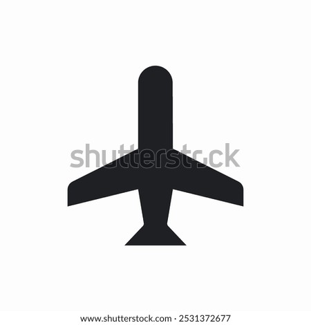 travel airplane airport icon sign vector