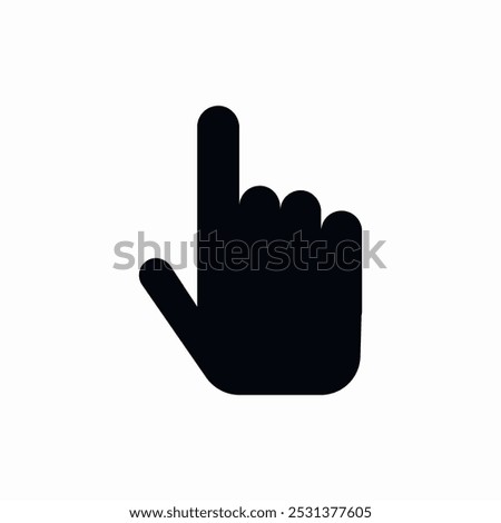 click hand icon sign vector