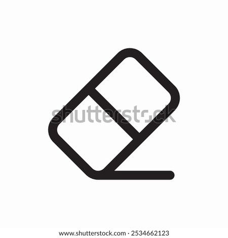 eraser clean icon sign vector