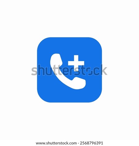 call add member icon sign vector