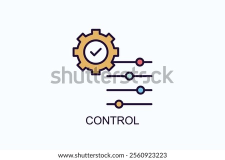 Control Vector, Icon Or Logo Sign Symbol Illustration