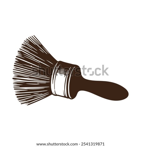 Brush shape illustration icon design