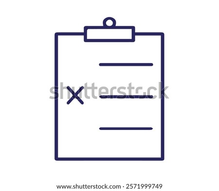 Task icon symbol vector. Clipboard icon design