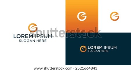 Letter G tech logo icon design. Vector template graphic elements.