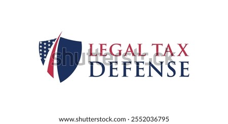 American flag shades shield logo