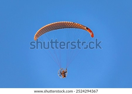 Similar – Image, Stock Photo Fan out the paragliders