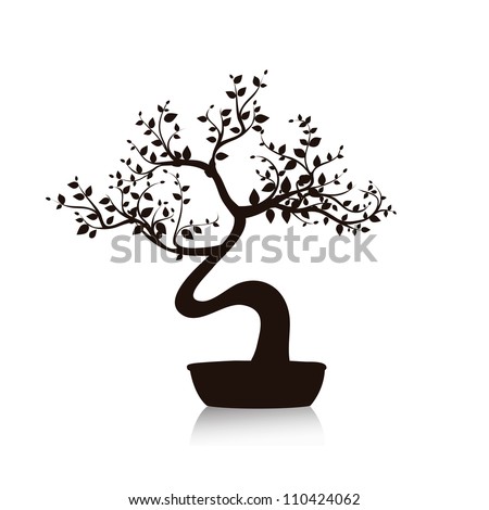 Free Bonsai Tree Vector Illustration | 123Freevectors
