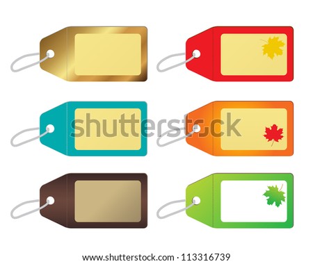 blank price tags