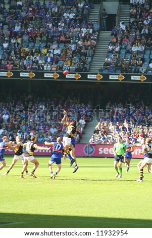 Editorial,Australian rules football Western bulldogs versus Richmond
