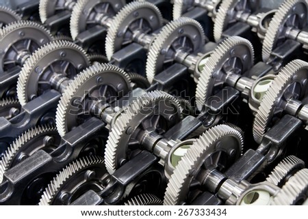 Stock of gear wheels