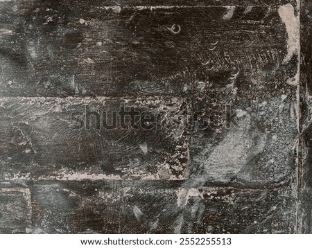 Similar – Image, Stock Photo Floor textures made with remains of brick and earth