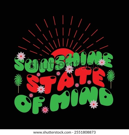 Unique Sunshine T-shirt  design and typography 