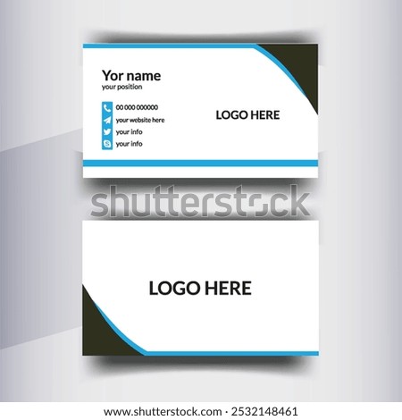 modern unic business card design