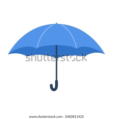 Flat umbrella illustration. Cartoon umbrella. Vector format file