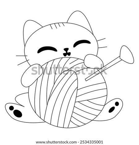 A sleek, minimal cat outline featuring smooth lines and elegant curves. Ideal for in illustrations, logos, coloring pages, or any design project that requires a simple and stylish feline silhouette.