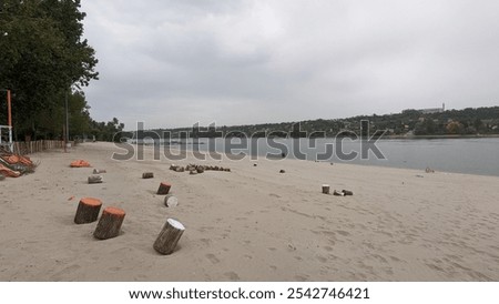 Similar – Foto Bild Menschenleerer Strand in Rio de Janeiro, Brasilien