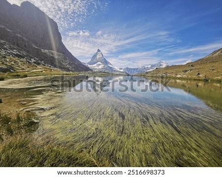 Similar – Image, Stock Photo Matterhorn from behind