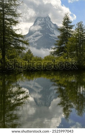 Similar – Image, Stock Photo Matterhorn from behind