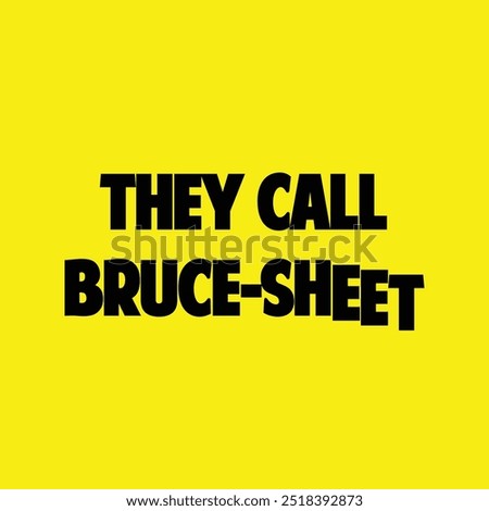 Funny Bruce Lee Typography Design