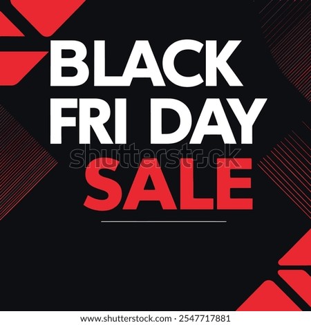 Black Friday Vector Style Typography