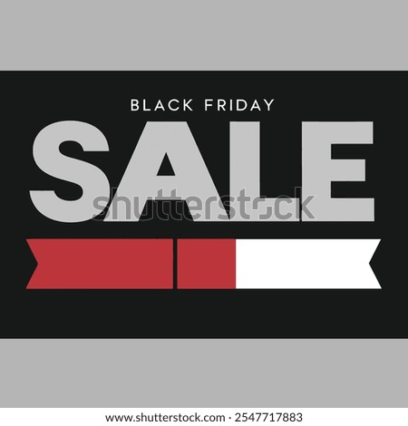 Black Friday Vector Style Typography