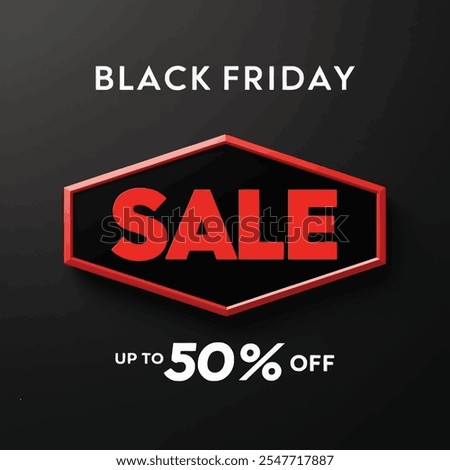 Black Friday Vector Style Typography