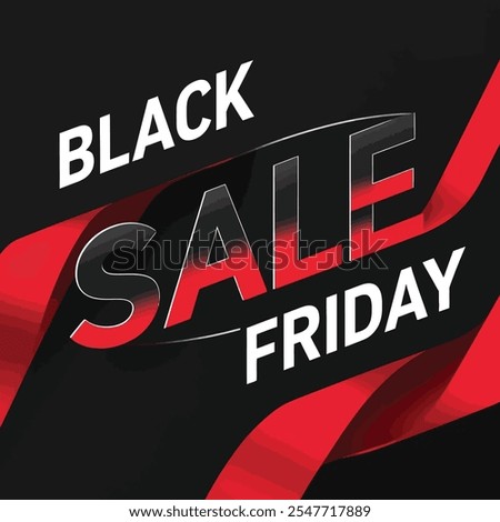 Black Friday Vector Style Typography