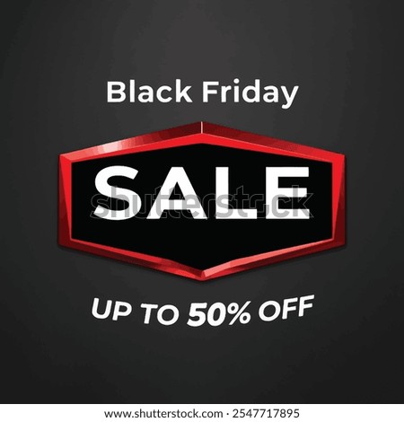 Black Friday Vector Style Typography