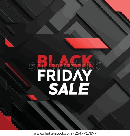 Black Friday Vector Style Typography