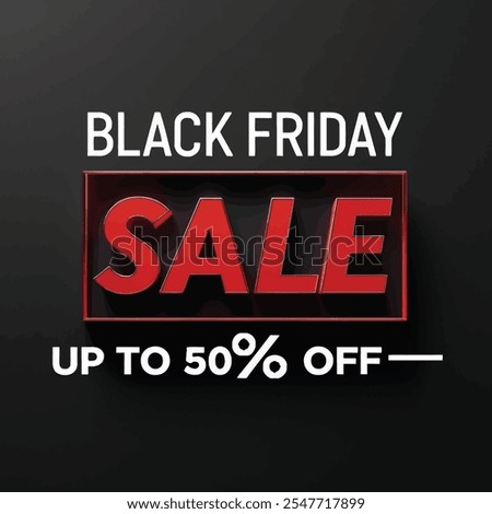 Black Friday Vector Style Typography