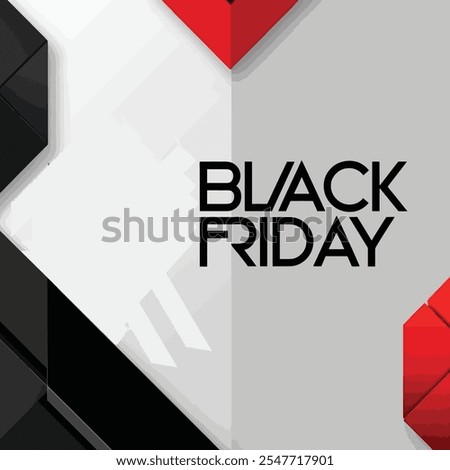 Black Friday Vector Style Typography