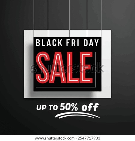 Black Friday Vector Style Typography