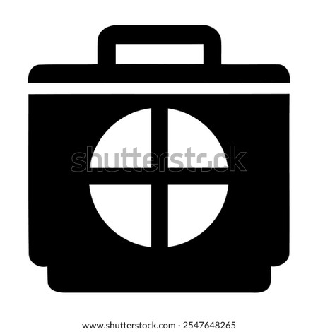 First AID kit icon symbol. Medical briefcase icon. First aid medical sign flat icon, vector illustration design.