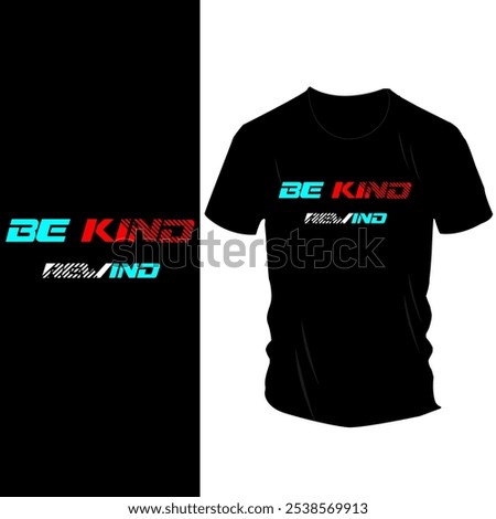 Retro 'Be Kind Rewind' T-Shirt Design with Bold Neon Typography – Nostalgic 90s-Inspired Apparel for Movie Lovers and Kindness Advocates