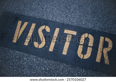 Similar – Image, Stock Photo visitors Visitor Asphalt