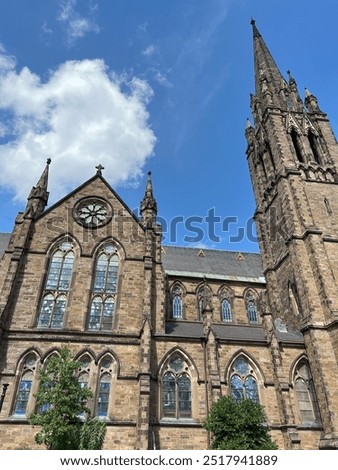 Similar – Image, Stock Photo Boston Architecture Church