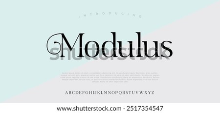 Modulus Creative modern urban alphabet fonts. Typography sport, game, technology, fashion, digital, future creative logo font.