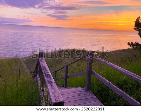 Similar – Foto Bild Zur Ruhe kommen. Düne Gras