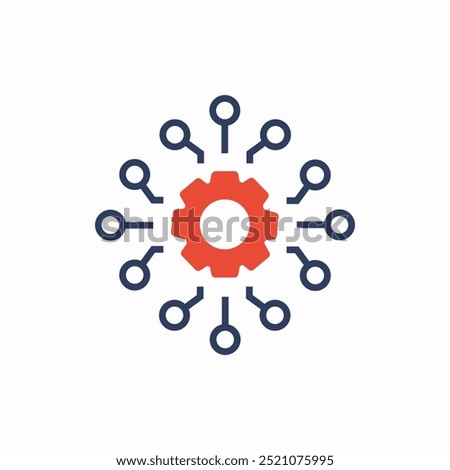 network settings icon sign vector