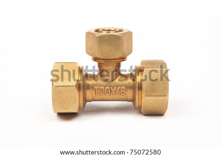 Threaded Copper pipe fitting
