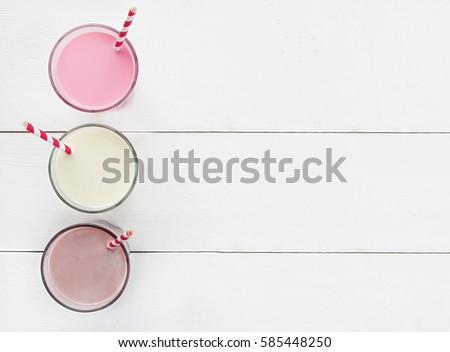 Similar – Image, Stock Photo topview of strawberries on wooden background