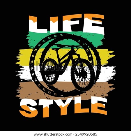 Life style t shirt design vector file, typography t shirt .