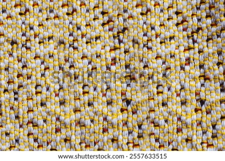 Similar – Image, Stock Photo fragment of knitted fabric from light brown wool of a sheep