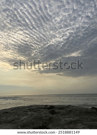 Similar – Image, Stock Photo Sunset over La Jolla, San Diego, California. 2022