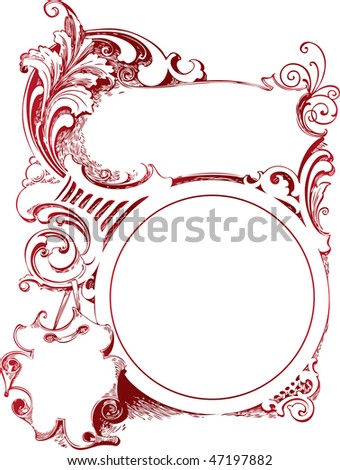 Banner And Frame Sign Stock Vector Illustration 47197882 : Shutterstock