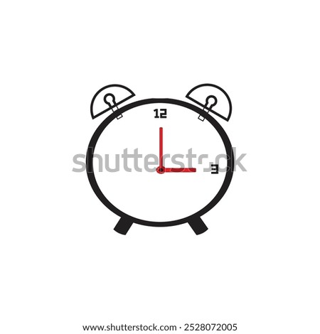 vector logo clock to look cool and to know the time